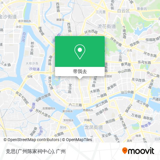 竞思(广州陈家祠中心)地图