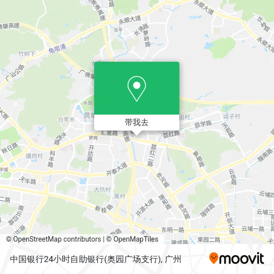 中国银行24小时自助银行(奥园广场支行)地图