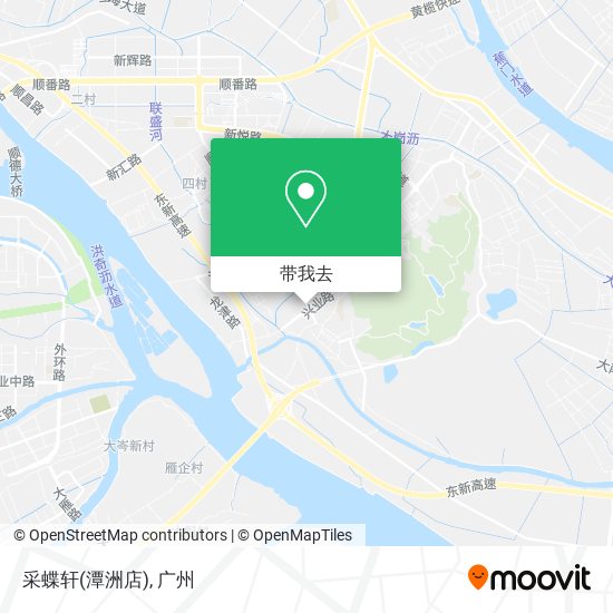 采蝶轩(潭洲店)地图