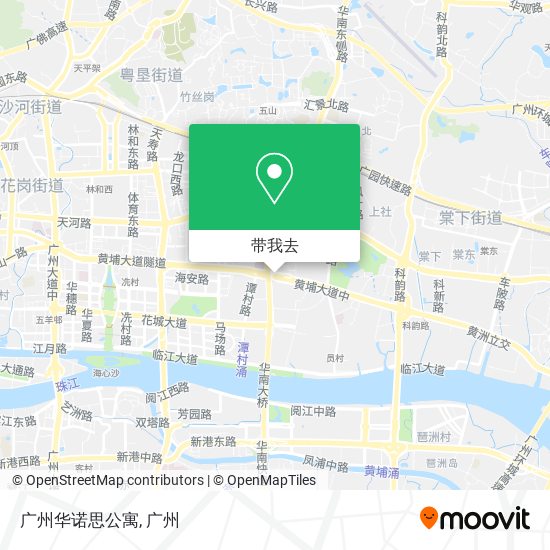 广州华诺思公寓地图
