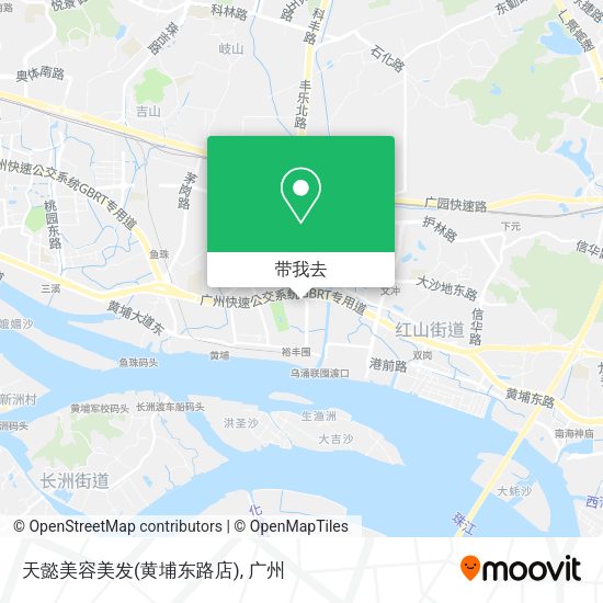 天懿美容美发(黄埔东路店)地图