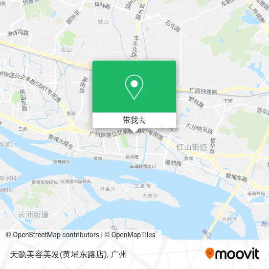 天懿美容美发(黄埔东路店)地图