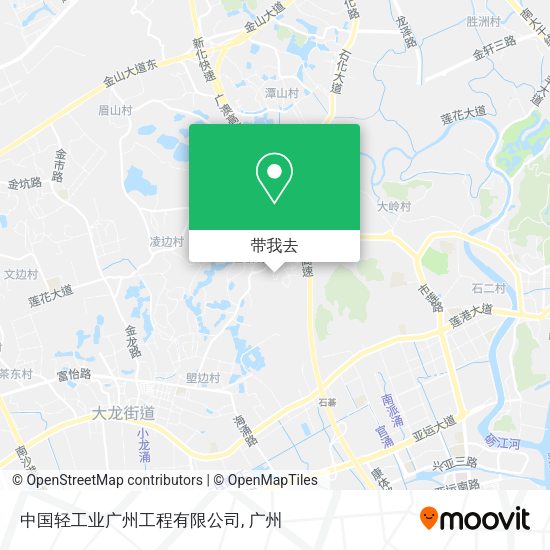 中国轻工业广州工程有限公司地图
