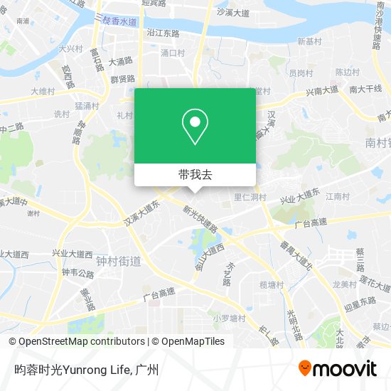 昀蓉时光Yunrong Life地图