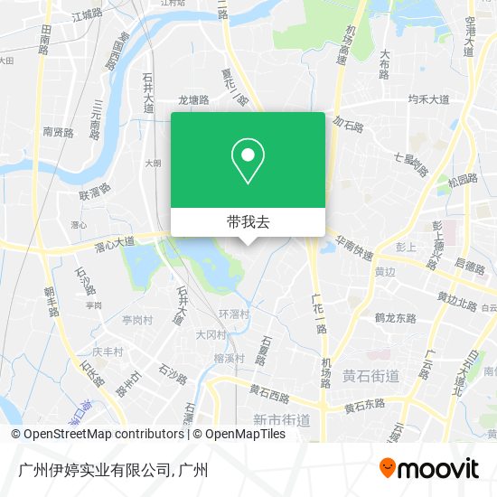 广州伊婷实业有限公司地图