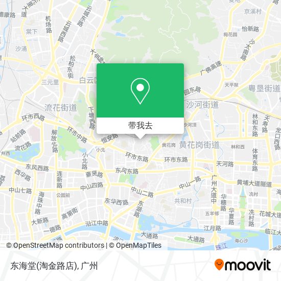 东海堂(淘金路店)地图