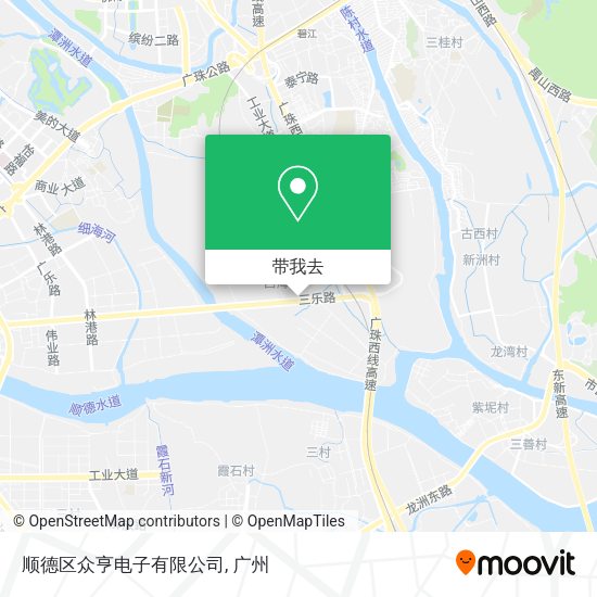 顺德区众亨电子有限公司地图