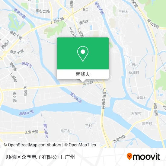 顺德区众亨电子有限公司地图