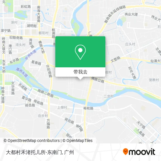 大都村禾渚托儿所-东南门地图