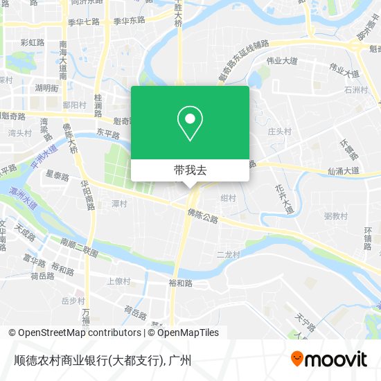 顺德农村商业银行(大都支行)地图