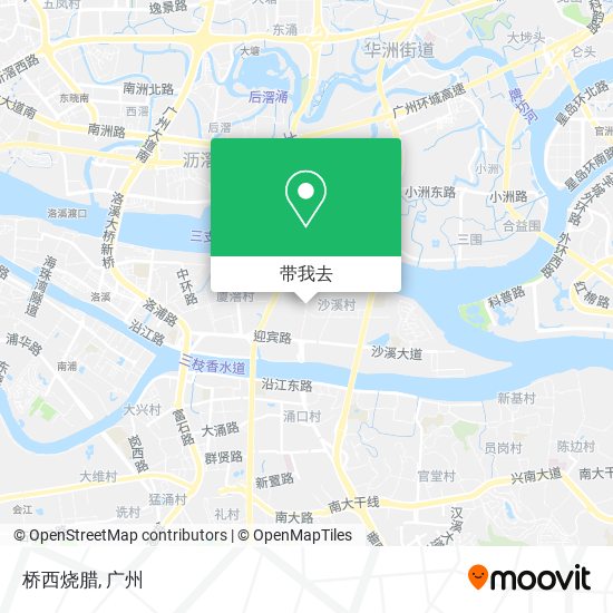 桥西烧腊地图