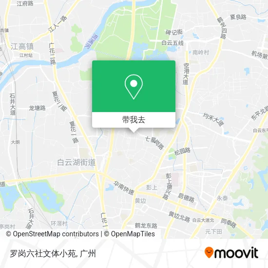 罗岗六社文体小苑地图