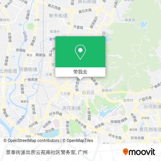景泰街派出所云苑南社区警务室地图