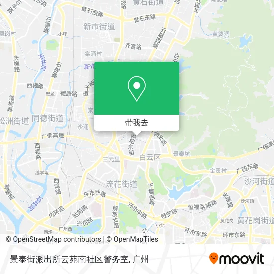 景泰街派出所云苑南社区警务室地图