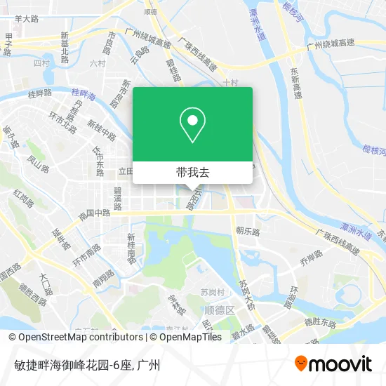 敏捷畔海御峰花园-6座地图