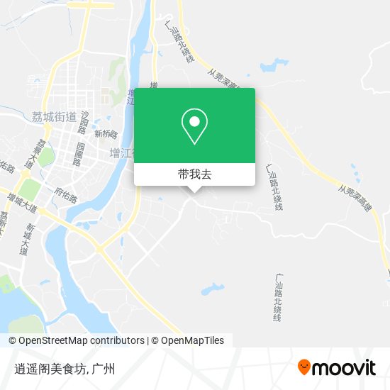 逍遥阁美食坊地图