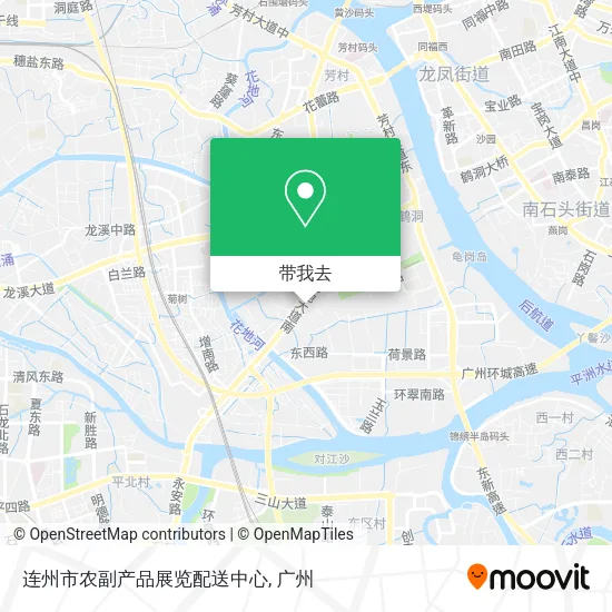 连州市农副产品展览配送中心地图