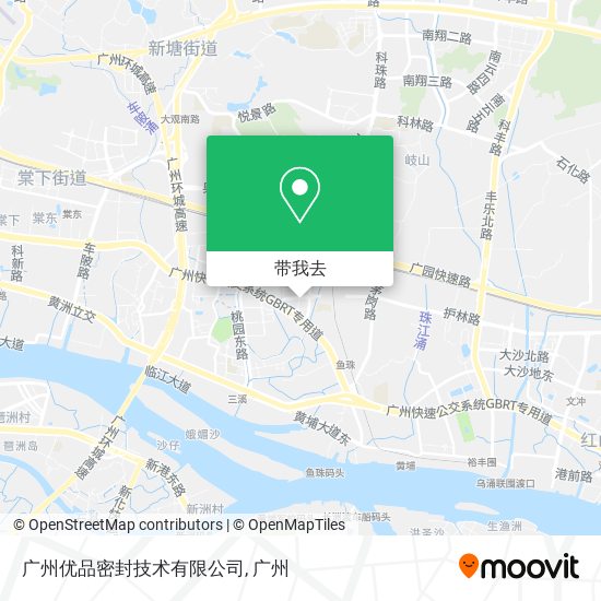 广州优品密封技术有限公司地图