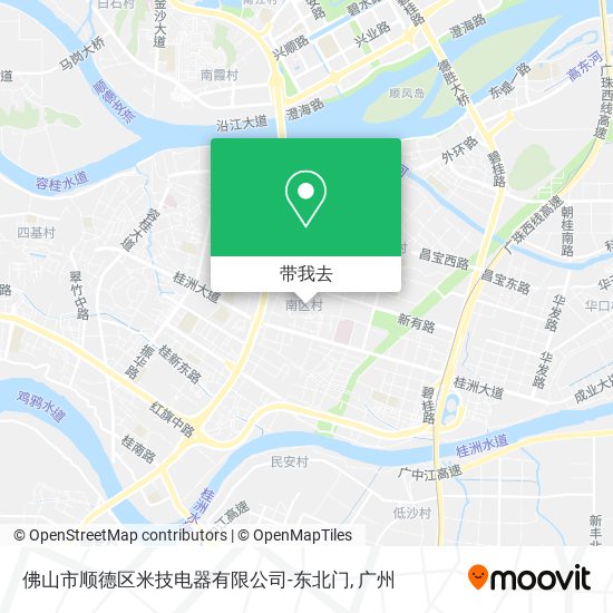 佛山市顺德区米技电器有限公司-东北门地图