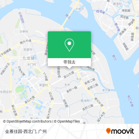 金雁佳园-西北门地图