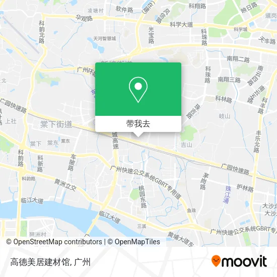 高德美居建材馆地图