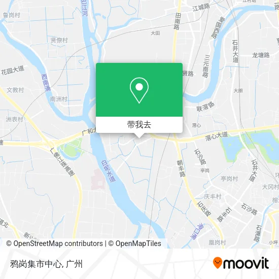 鸦岗集市中心地图