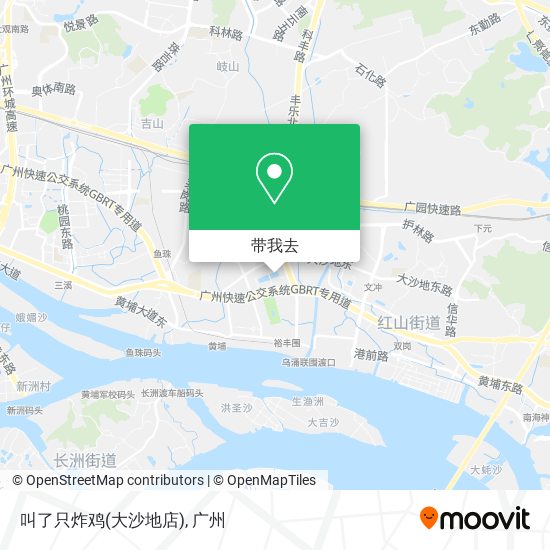 叫了只炸鸡(大沙地店)地图