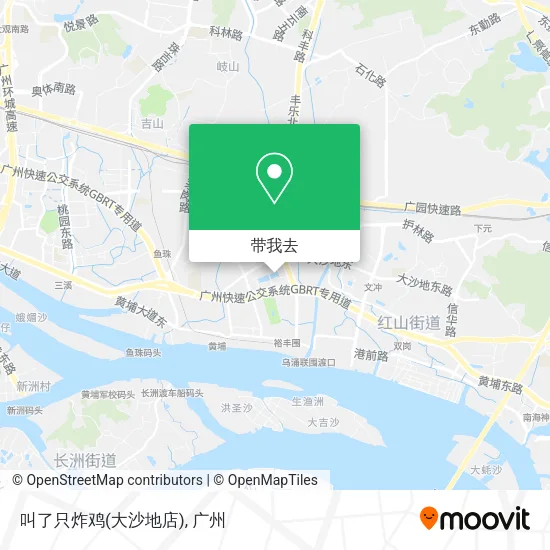 叫了只炸鸡(大沙地店)地图