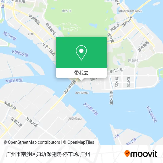 广州市南沙区妇幼保健院-停车场地图