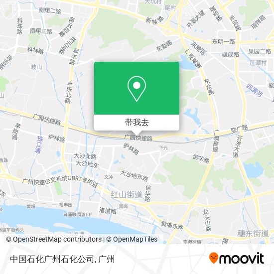 中国石化广州石化公司地图