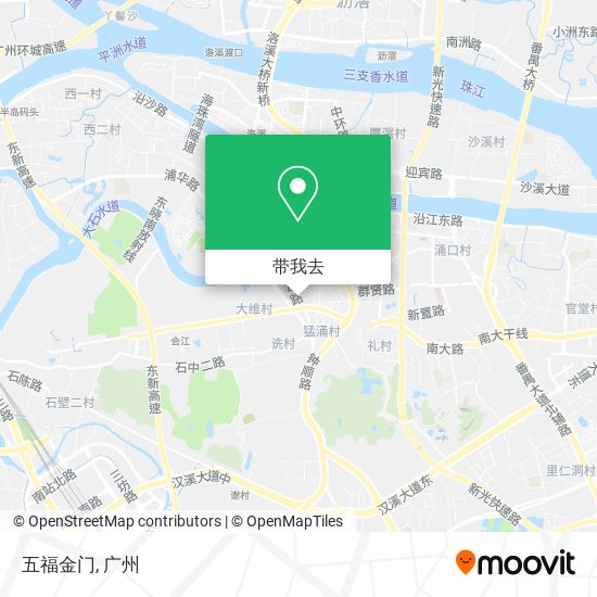 五福金门地图