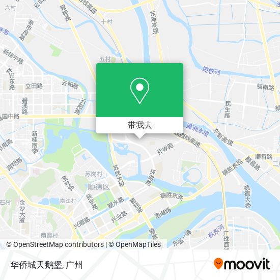 华侨城天鹅堡地图
