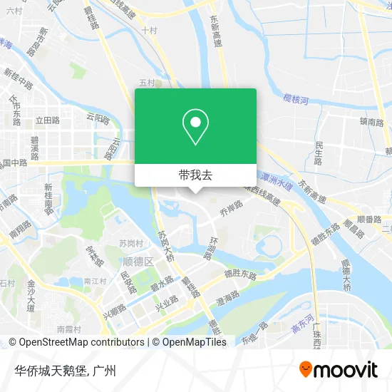 华侨城天鹅堡地图