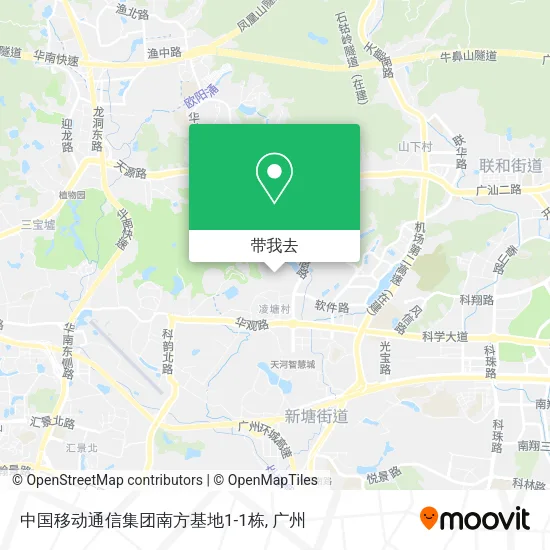 中国移动通信集团南方基地1-1栋地图
