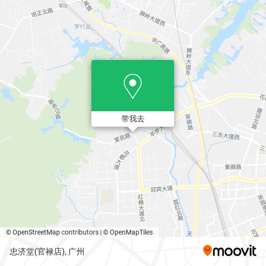 忠济堂(官禄店)地图