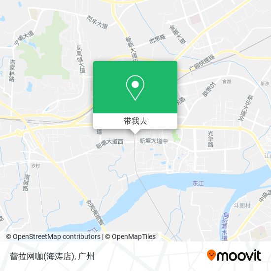 蕾拉网咖(海涛店)地图