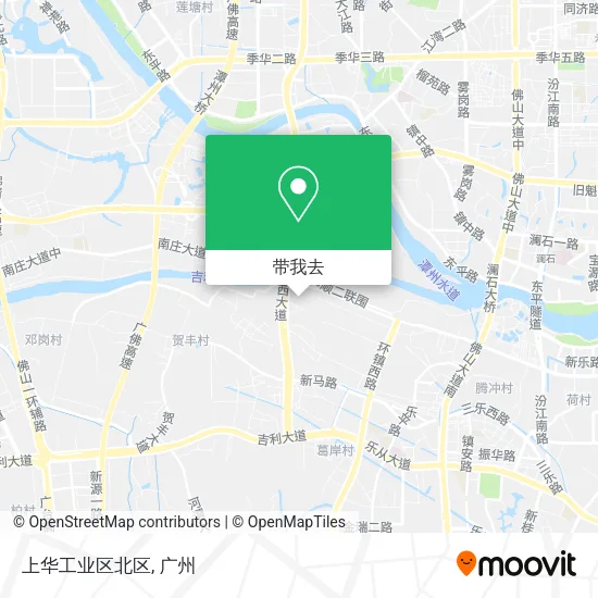 上华工业区北区地图