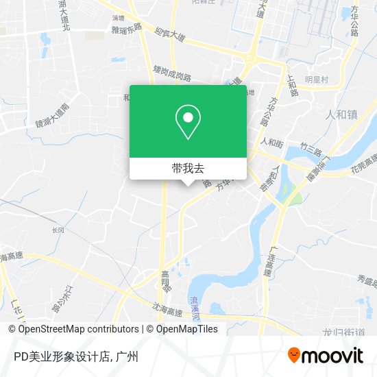 PD美业形象设计店地图