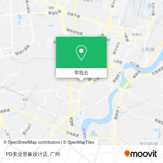 PD美业形象设计店地图