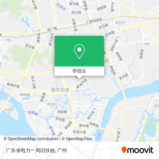 广东省电力一局旧技校地图