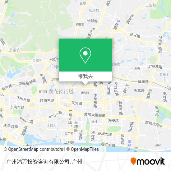 广州鸿万投资咨询有限公司地图