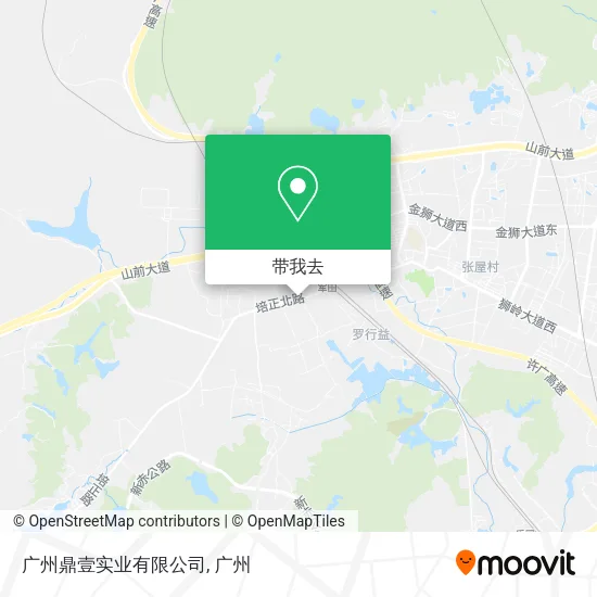 广州鼎壹实业有限公司地图