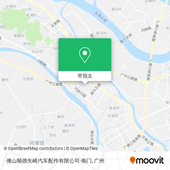 佛山顺德矢崎汽车配件有限公司-南门地图