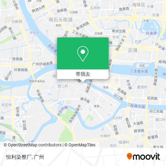 恒利染整厂地图