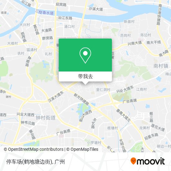 停车场(鹤地塘边街)地图