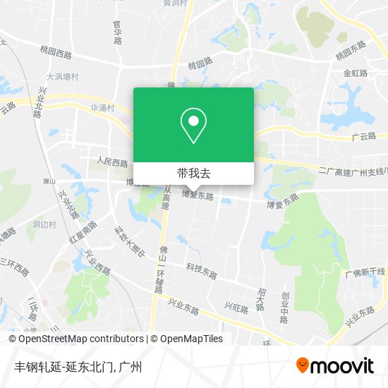 丰钢轧延-延东北门地图
