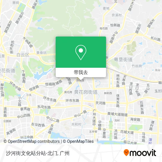沙河街文化站分站-北门地图
