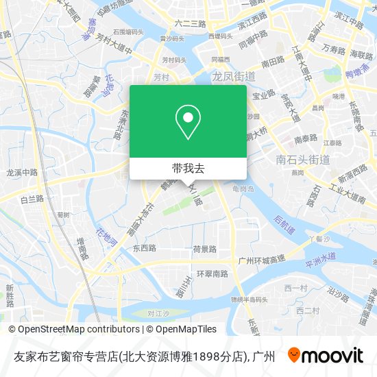 友家布艺窗帘专营店(北大资源博雅1898分店)地图