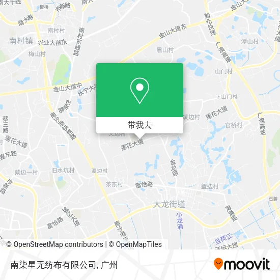 南柒星无纺布有限公司地图
