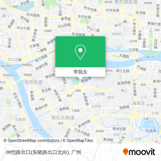 仲恺路出口(东晓路出口北向)地图